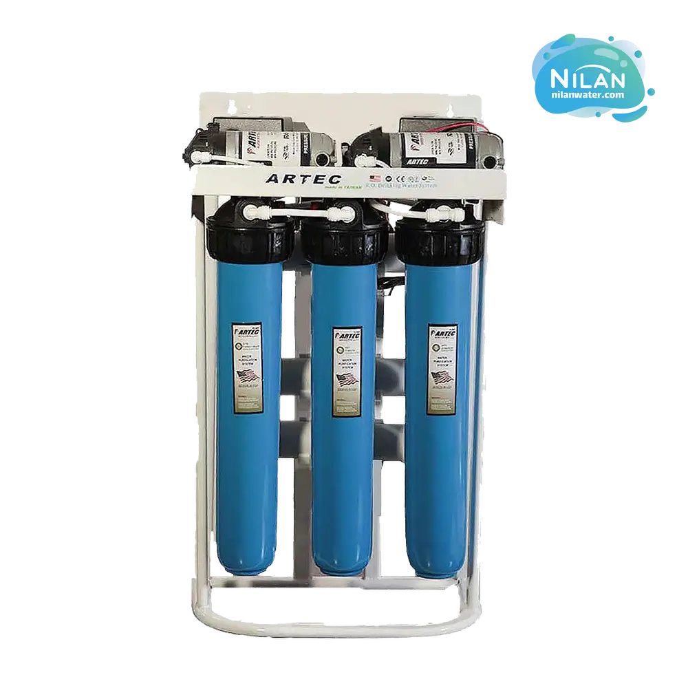 مشخصات فنی، قیمت و خرید دستگاه تصفیه آب نیمه صنعتی 400 گالن آرتک (ARTEC)