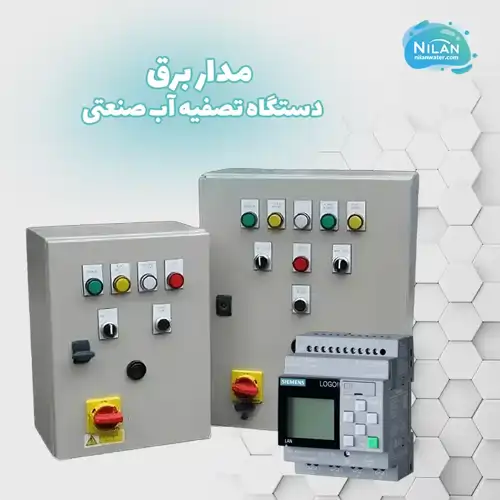 مدار برق دستگاه تصفیه آب صنعتی