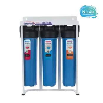 مشخصات، قیمت و خرید پیش تصفیه ورودی ساختمان سه مرحله ای سافت واتر (Softwater)
