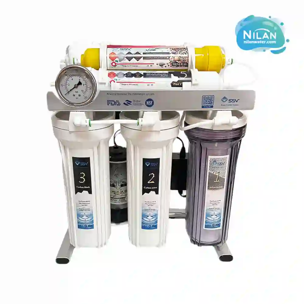 مشخصات فنی، قیمت و خرید دستگاه تصفیه آب خانگی 6 مرحله ای MaxSpring X710