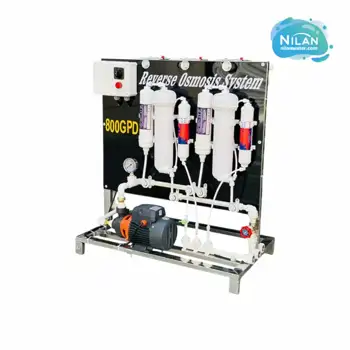 مشخصات، قیمت و خرید دستگاه تصفیه آب نیمه صنعتی 800 گالن (تابلوبرق ساده)