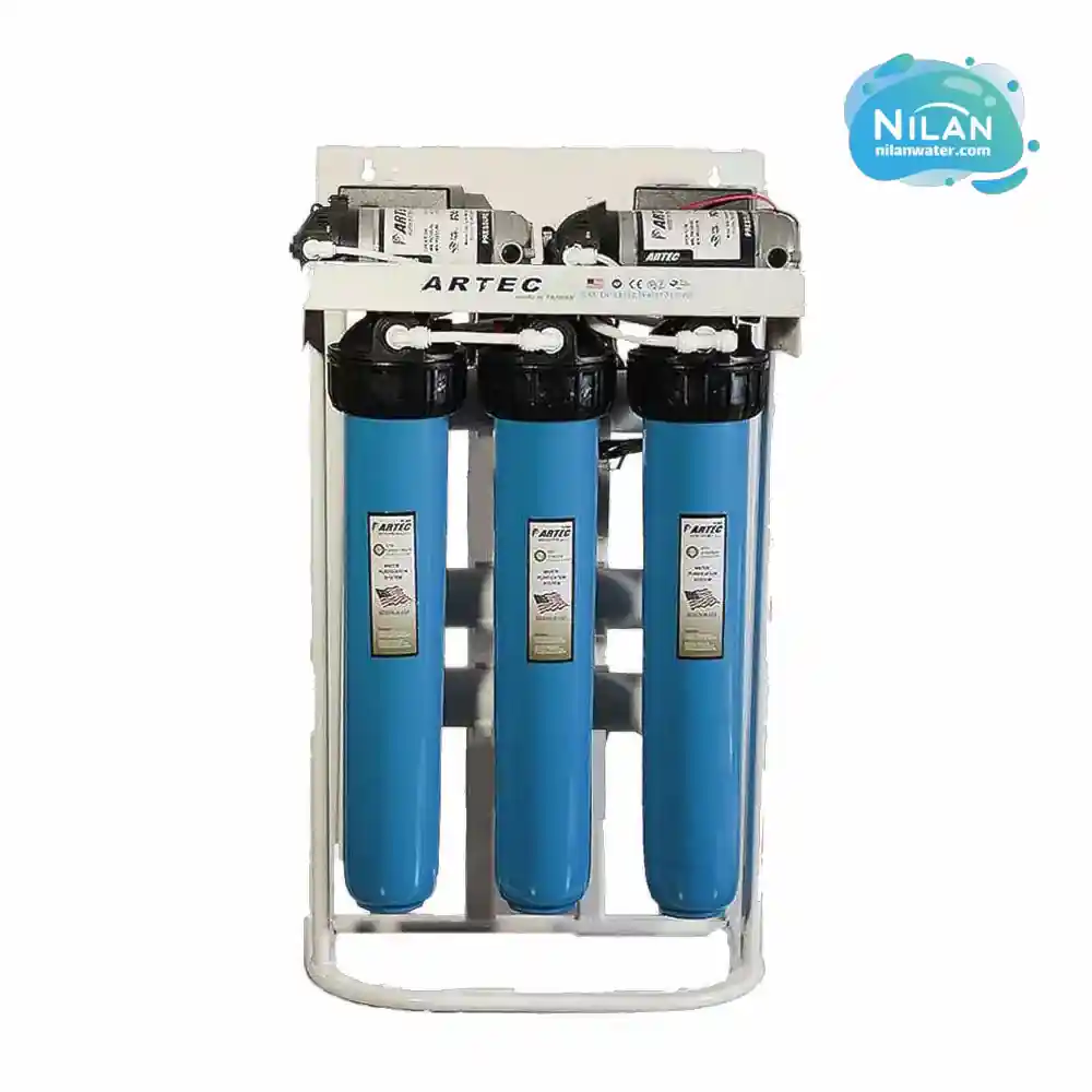مشخصات فنی، قیمت و خرید دستگاه تصفیه آب نیمه صنعتی آرتک 1600 لیتری (ARTEC)